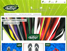 Tablet Screenshot of feelfinez.com